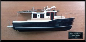 Custom Half Models - Ranger Tugs - Ranger Tug 31CB custom half model with deck details - Abordage