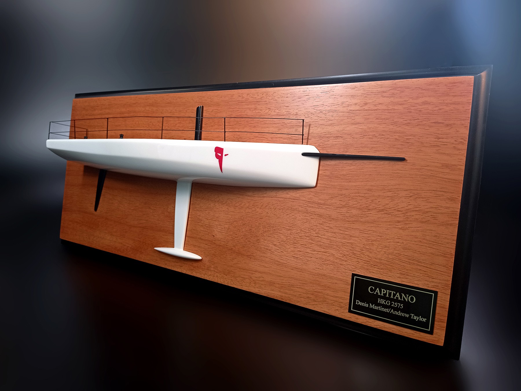 Custom Half Models - Cape 31 - Cape 31 custom half model with deck details - Abordage