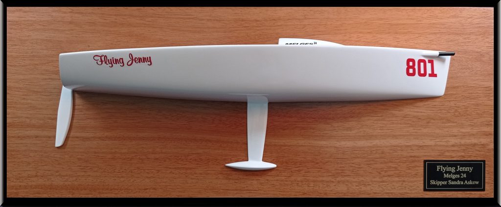 Custom Half Models - Melges - Melges 24 Custom half model with cabin and cockpit opnly - Abordage