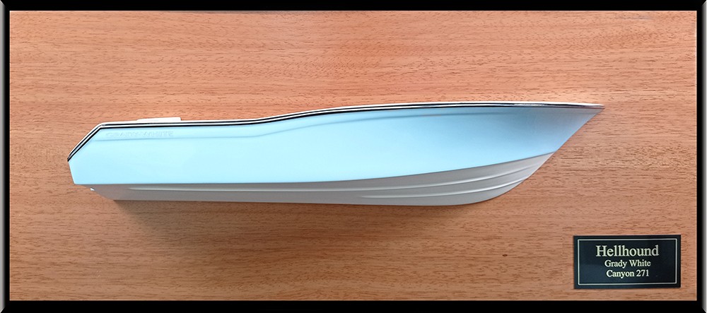 Custom Half Models - - Grady White Canyon 271 custom half hull - Abordage
