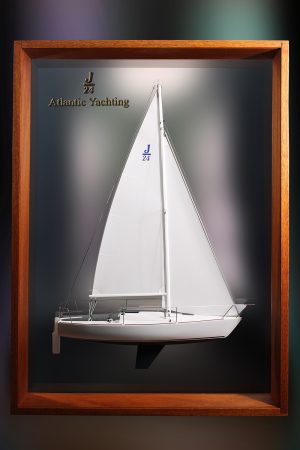 Custom Half Models - JBoats - J24 JBoats Framed half Model - Abordage