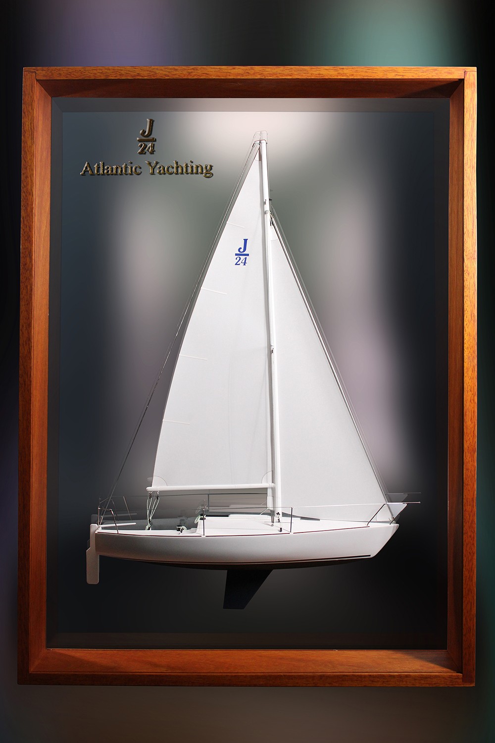 Custom Half Models - JBoats - J24 JBoats Framed half Model - Abordage
