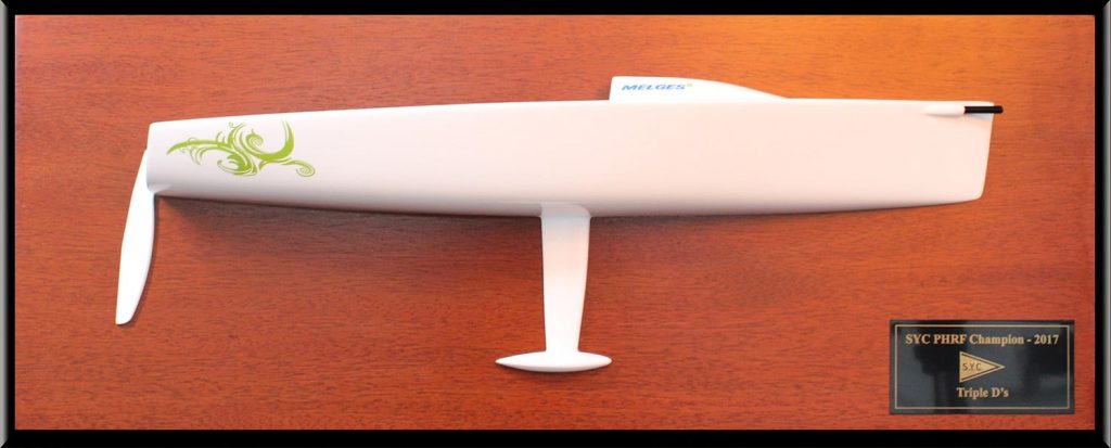 Custom Half Models - Melges - Melges 24 Custom half model with cabin and cockpit only with backboard - Abordage