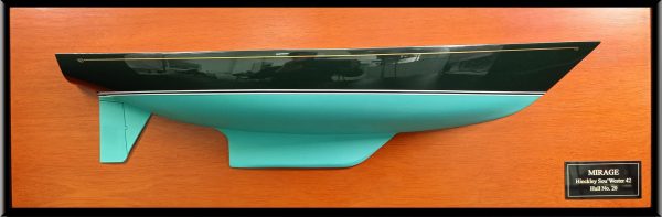 Hinckley SW 42 flush deck half hull replica