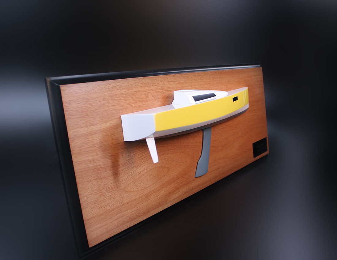 Pogo 30 custom half model with cabin and cockpit only