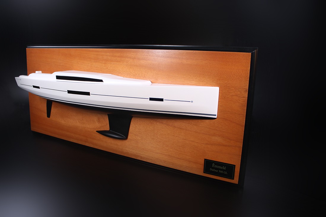 Dufour 500GL Grand Large custom half model