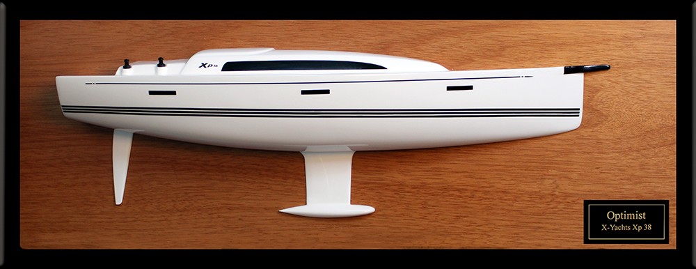 X Yacht XP38 custom half hull with cabin and cockpit only