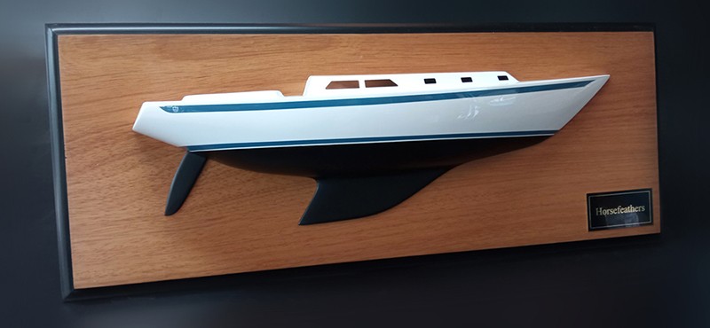 Ericson 35 MKII custom half model with cabin and cockpit only