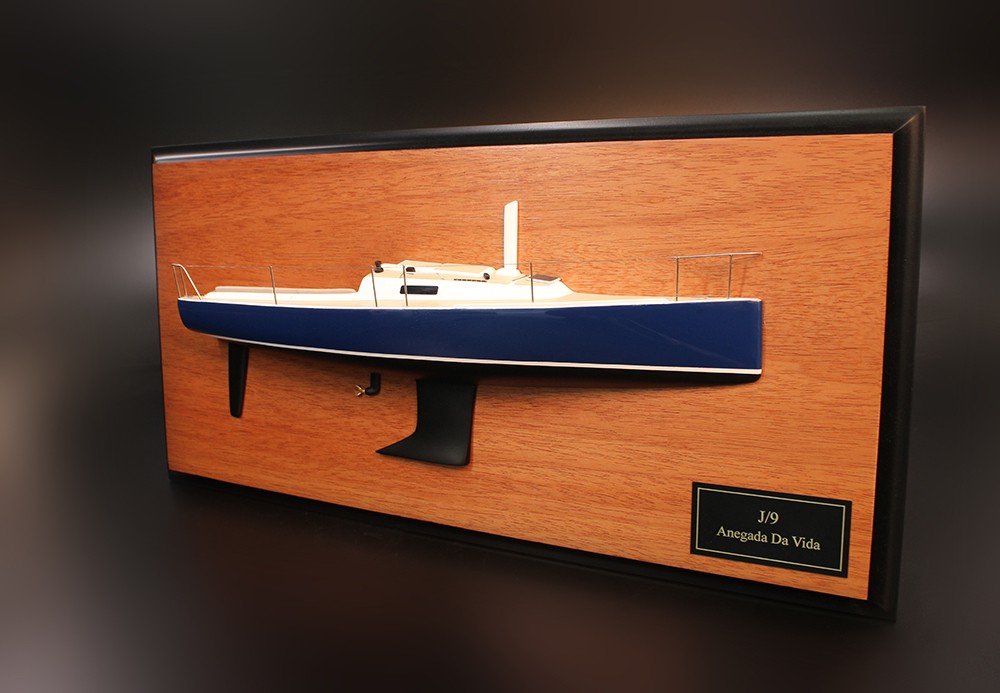 J-9 J Boats half model with cabin and cockpit only