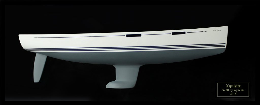 X-yachts Xc38 half hull