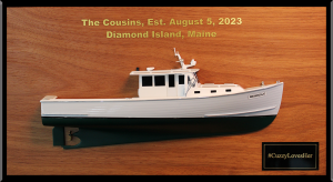 Abigail and Carter 42 custom half model with deck details