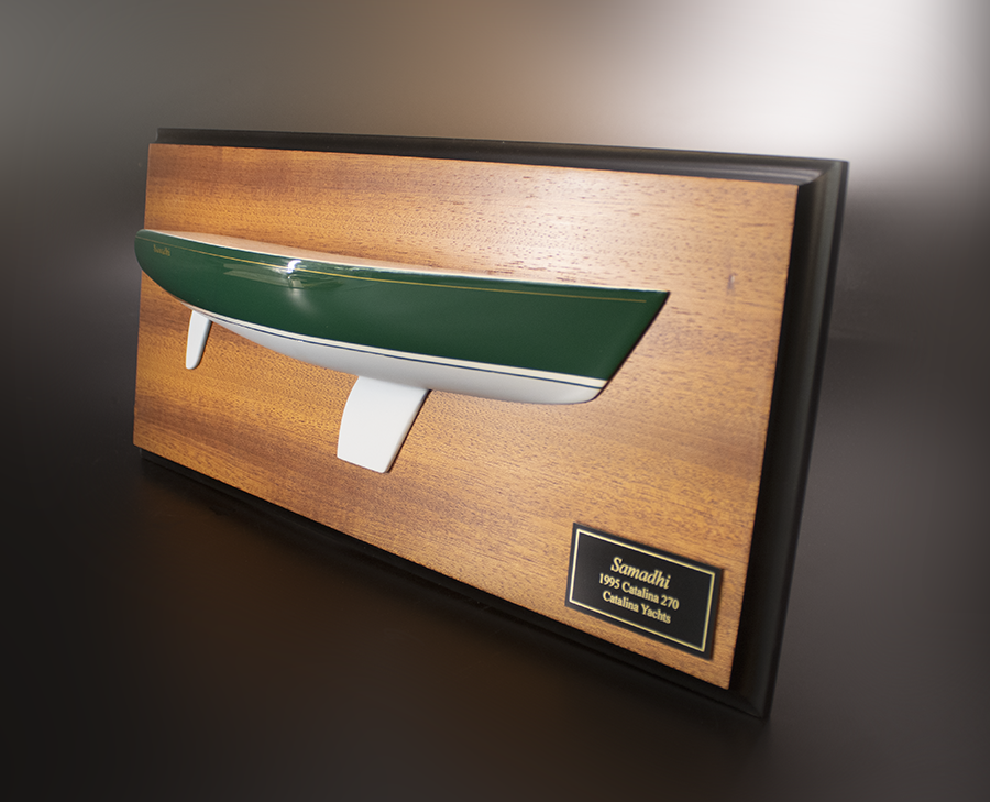 Catalina 270 fin keel custom half hull