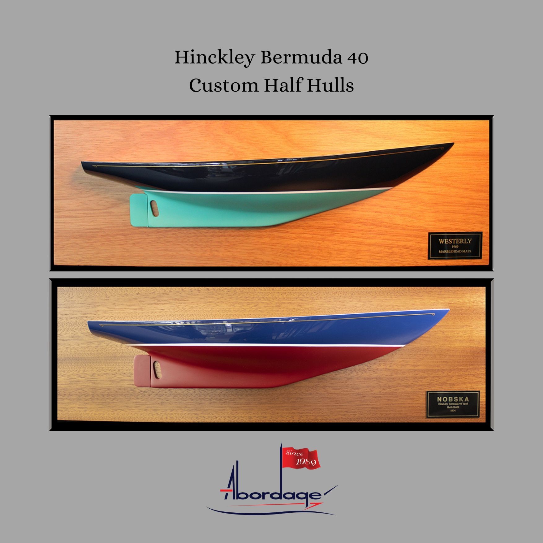 Hinckley B40 custom half hull no details