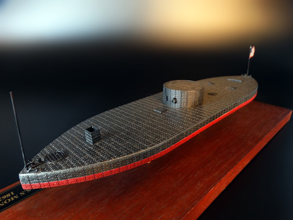 Historic Ships - - USS Monitor 1862 - Abordage