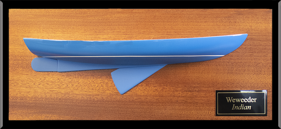 Alden Yachts Indian flush deck half hull