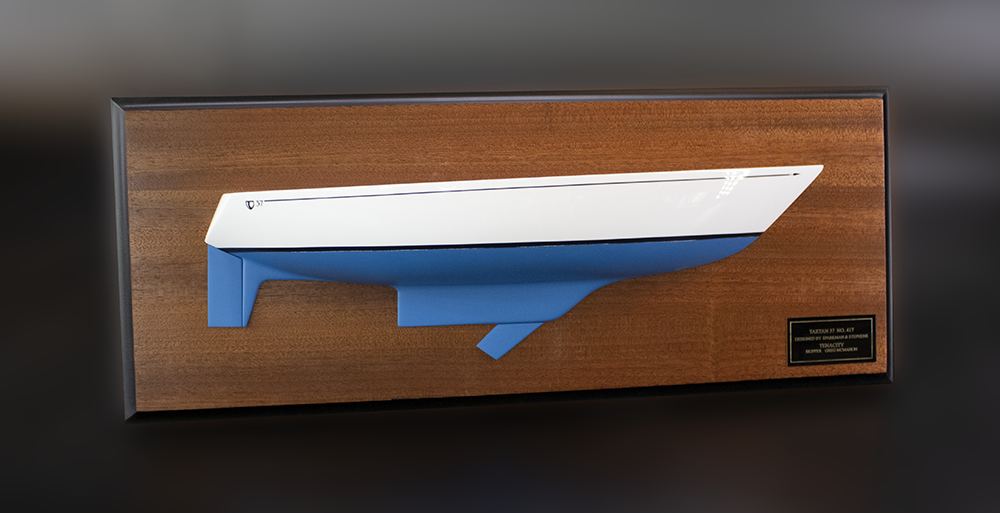 Tartan 37 flush deck half hull