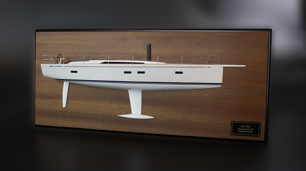 Grand Soleil 48 Custom half model with deck details