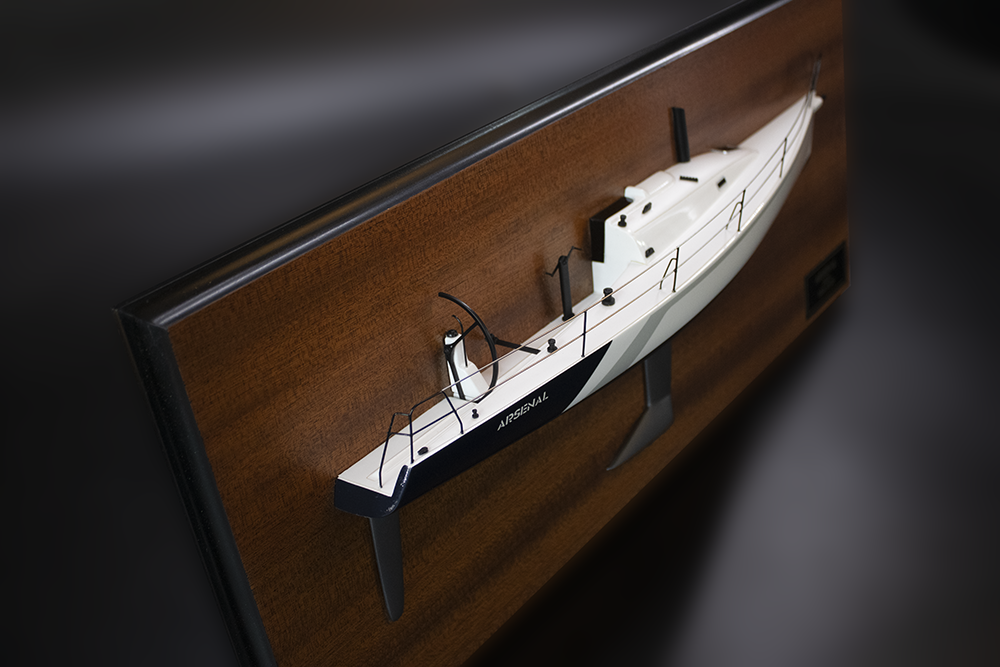 J Boats J125 J-125 Custom half model with deck details