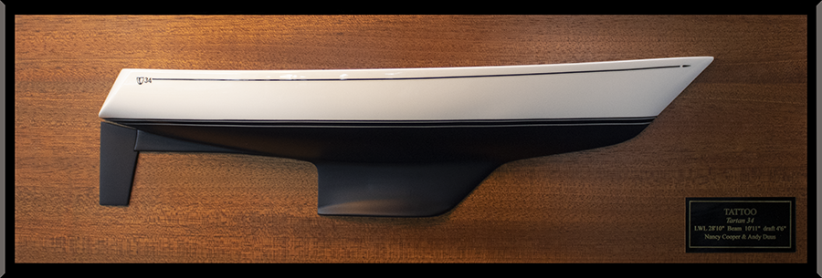 Tartan 34-2 half hull