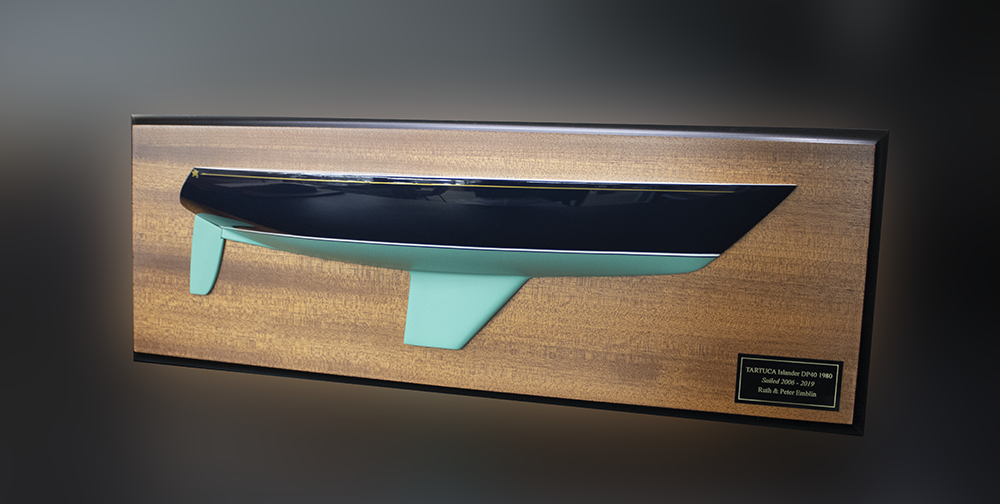 NY 40 Doug Peterson 1980 (Islander) half hull