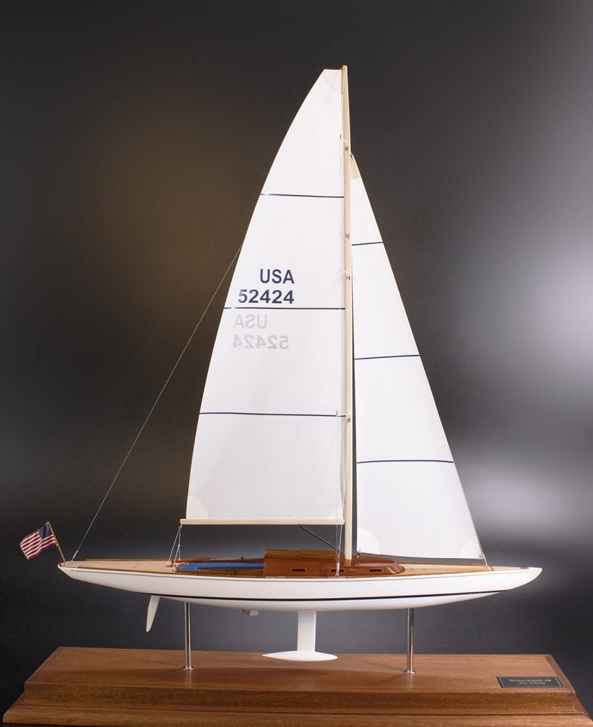 WaterWitch 48 Custom Yacht model - scale 1-24 or 24 inc. LOA-CM
