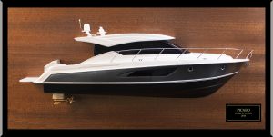 Tiara 50 Coupe custom half model with deck details