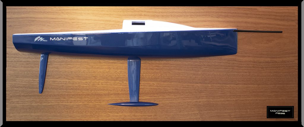 FB35 ( Fred Barrett 35 Racing Yacht ) custom half model