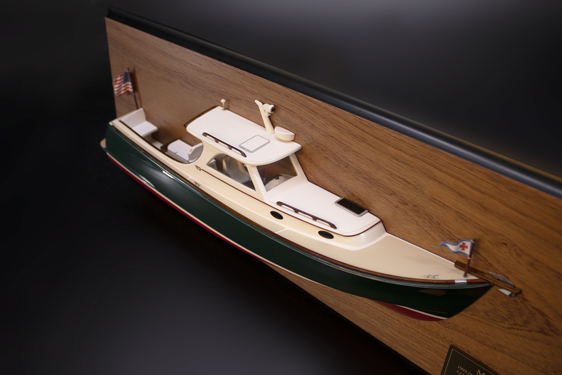 Hinckley Picnic 36 (hull no. 6) half model with deck details