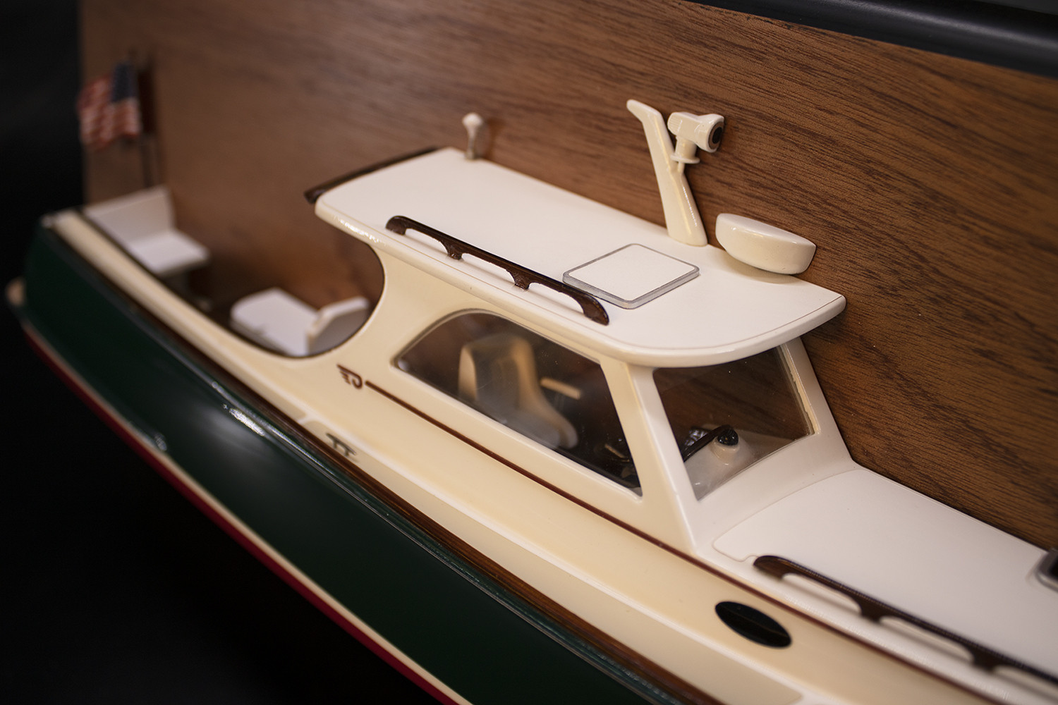 Hinckley Picnic 36 (hull no. 6) half model with deck details