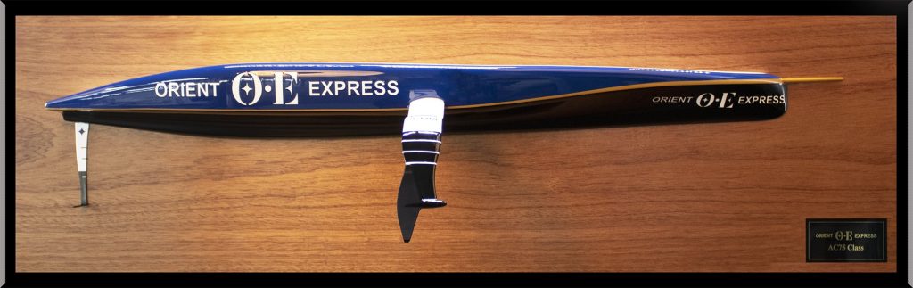 AC 75 Team Orient Express 2024 half model