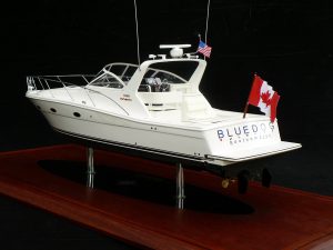 Custom Models - Tiara - Tiara 3500 Open "Blue Dog" - Abordage