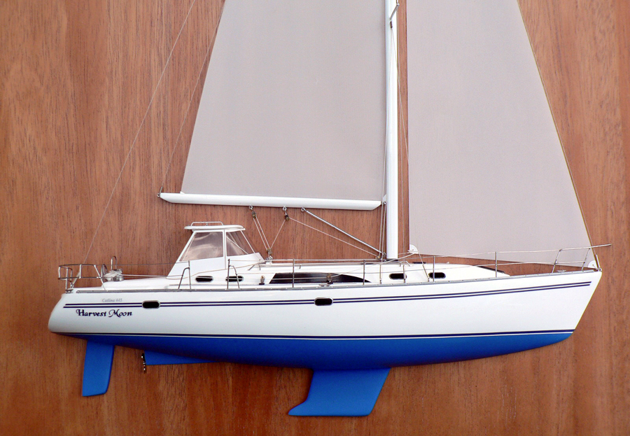 Custom Half Models - Catalina - Catalina 445 "Harvest Moon" - Abordage